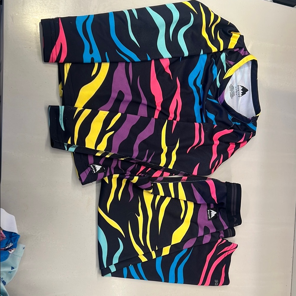 Burton Kids Matching Set - Multicolor Zebra Print